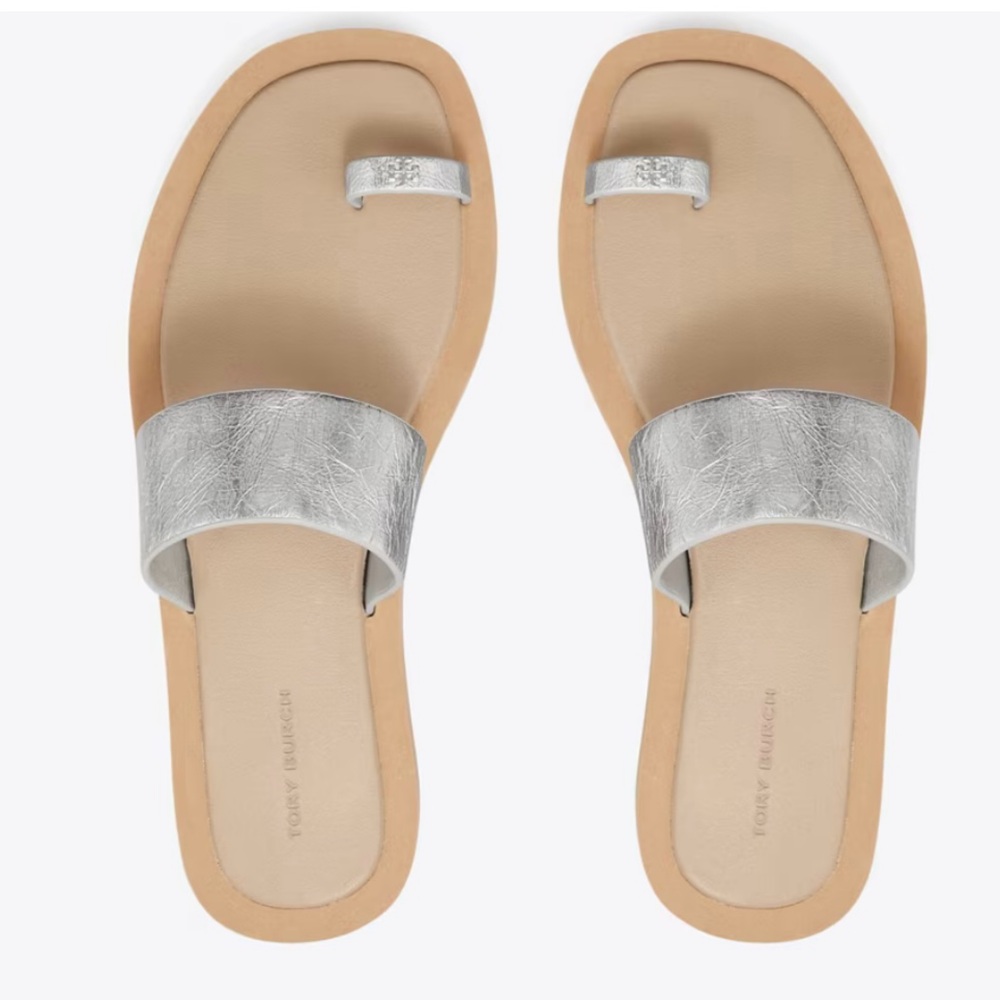 ☀️NEW☀️ Tory Burch Toe Ring Slide 8